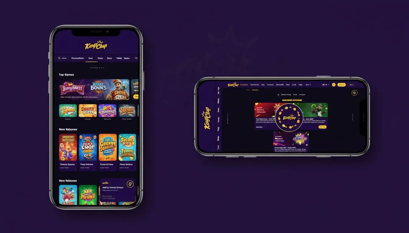 KingsChip Casino App Screenshot